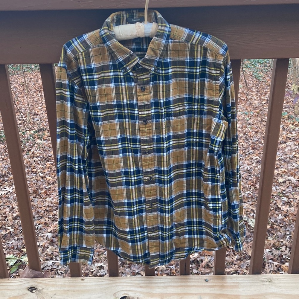 Eddie Bauer Plaid Casual Button Down Shirt
